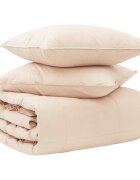 vidaXL Sada prikrývok 2 ks 135 x 220 cm 250 gsm Prírodný kapok Béžová
