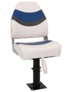 vidaXL Sedadlo s podstavcom do člna nastaviteľné o 360° otočné