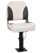 vidaXL Sedadlo s podstavcom do člna nastaviteľné o 360° otočné