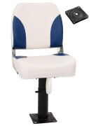 vidaXL Sedadlo s podstavcom do člna nastaviteľné o 360° otočné