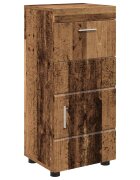 vidaXL Set kabinetov do kúpeľne TULUM Staré drevo 37 x 315 x 82 cm