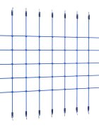 vidaXL Sieť na lezenie 200x150 cm modrá