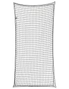 vidaXL Sieť na prívesný vozík s elastickým lanom čierna 7x35 m PP