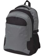 vidaXL Školský ruksak 40 l čierno-sivý