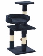 vidaXL Škrabadlo pre mačky so sisalovými stĺpikmi 65 cm modré