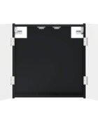 vidaXL Skriňa na terč HOORN Čierna 525 x 105 x 535 cm