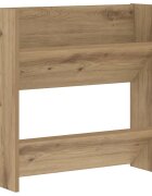 vidaXL Skriňa na topánky 60 x 18 x 60 cm Kompozitné drevo Dub artisan