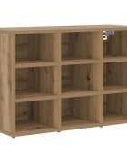 vidaXL Skriňa na topánky 775 x 30 x 51 cm Kompozitné drevo