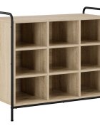 vidaXL Skriňa na topánky 85 x 395 x 75 cm Kompozitné drevo Dub sonoma