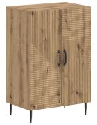 vidaXL Skriňa na topánky HAARLEM 595 x 395 x 895 cm Dub artisan