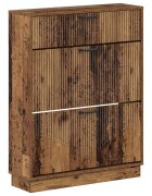 vidaXL Skriňa na topánky HOORN 78 x 24 x 100 cm Kompozitné drevo