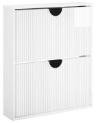 vidaXL Skriňa na topánky VENRAY 70 x 17 x 82 cm Kompozitné drevo