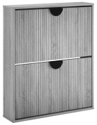 vidaXL Skriňa na topánky VENRAY 70 x 17 x 82 cm Kompozitné drevo