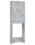 vidaXL Skrinka na práčku betónovo sivá 64x255x190 cm
