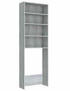 vidaXL Skrinka na práčku sivý dub sonoma 64x24x190 cm