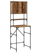 vidaXL Skrinka na práčku Staré drevo 68 x 485 x 194 cm