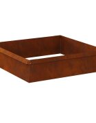 vidaXL Slimákové zábrany 8 ks 100 x 35 x 25 cm Hrdzavý