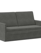 vidaXL Sofa pre 2 osoby Tmavosivá 150 x 81 x 82 cm Kordúrová tkanina