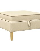 vidaXL Sofa s úložným priestorom Látka