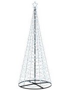 vidaXL Špirálový LED vianočný stromček s podstavcom EKENAS 250 cm
