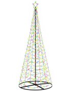 vidaXL Špirálový LED vianočný stromček s podstavcom EKENAS 250 cm