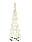 vidaXL Špirálový LED vianočný stromček s podstavcom EKENAS 300 cm