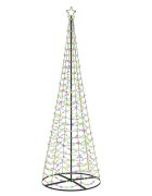 vidaXL Špirálový LED vianočný stromček s podstavcom EKENAS 300 cm