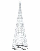 vidaXL Špirálový LED vianočný stromček s podstavcom EKENAS 300 cm