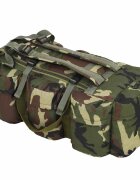 vidaXL Športová taška 3 v 1 army štýl 45 l maskáčová