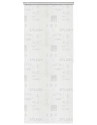 vidaXL Sprchová roleta 120x240 cm vzor so slovami