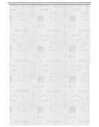 vidaXL Sprchová roleta 140x240 cm vzor slov