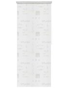 vidaXL Sprchová roleta 80x240 cm vzor slov
