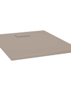 vidaXL Sprchová vanička SMC hnedá 100x80 cm