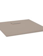vidaXL Sprchová vanička SMC hnedá 90x90 cm