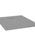 vidaXL Sprchová vanička SMC sivá 100x80 cm