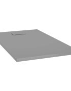 vidaXL Sprchová vanička SMC sivá 120x70 cm