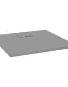 vidaXL Sprchová vanička SMC sivá 90x90 cm
