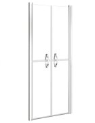 vidaXL Sprchové dvere priehľadné ESG 81x190 cm