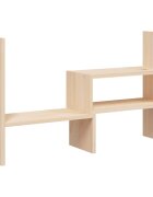 vidaXL Stojan na monitor (39-72)x17x43 cm masívna borovica