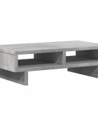 vidaXL Stojan na monitor betónový 50x27x15 cm kompozitné drevo