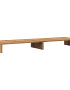 vidaXL Stojan na monitor dub artisian 100x27x10 cm kompozitné drevo