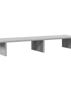 vidaXL Stojan na monitor sivý dub sonoma 100x27x15 cm kompozitné drevo