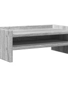vidaXL Stojan na monitor sivý dub sonoma 42x24x16 cm kompozitné drevo