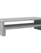 vidaXL Stojan na monitor sivý dub sonoma 54x22x15 cm kompozitné drevo