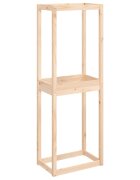 vidaXL Stojan na pneumatiky 63x40x180 cm masívna borovica