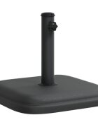 vidaXL Stojan na slnečník pre Ø32/35/38 mm tyče 11 kg štvorec