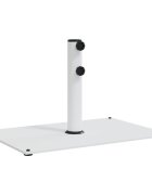 vidaXL Stojan na slnečník pre Ø32/38/48 mm tyče 15 kg obdĺžnikový
