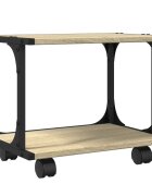 vidaXL Stojan na tlačiareň 2-posch. dub sonoma 41x28x335 cm kom.drevo
