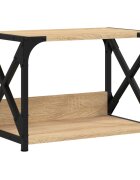 vidaXL Stojan na tlačiareň 2-posch. dub sonoma 44x26x315 cm kom.drevo
