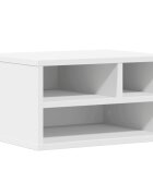 vidaXL Stojan na tlačiareň biely 40x32x225 cm kompozitné drevo